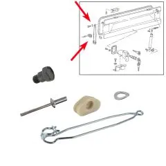 VW Bus T3 Reparatursatz fr Motorklappe