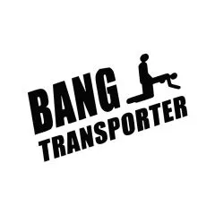 Aufkleber &quote;Bang Transporter&quote; in versch. Farben