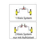 Montage Set / Erweiterung auf 2-Kreislauf Niveauregulierung