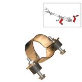 VW Bus T3 Benzinpumpenhalter aus Edelstahl alle WBX