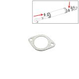 VW Bus T3 Dichtung fr Auspuff-Endtopf 1,6 LBX CT