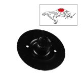VW Bus T3 Reparaturblech Federteller hinten
