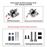 VW Bus T3 Bremssattel mit Halter links ab 06/86