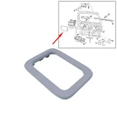 VW Bus T4 Blende fr Innenbettigung Heckklappe grau