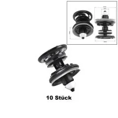 VW Bus T5 Halteclip fr Innenraumverkleidung - 10 Stck