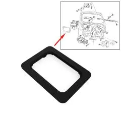 VW Bus T4 Blende fr Innenbettigung Heckklappe schwarz