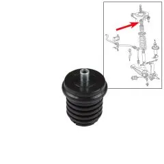 VW Bus T3 Zusatzfeder / Dmpferring Stodmpfer vorne 80 mm