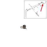 VW Bus T4 T5 Federbandschelle 8x6 fr AGR / Krafstoffverteiler