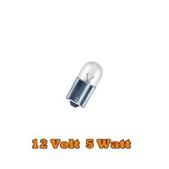 Glühlampe R5W, 12 V, 5 W, Sockelausf. BA15s