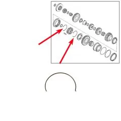 VW Bus T2 T3 Feder für Sperrstück im Schaltgetriebe
