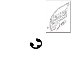VW Bus T2 T3 Splint / Sicherungsscheibe für Bolzen Türfangband / Türfeststeller