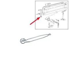 VW Bus T2 T3 Stützfeder für Motorklappe Doka & Pritsche