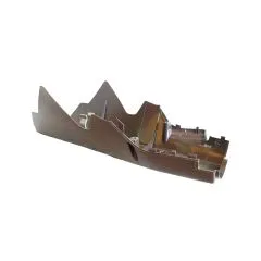 VW Bus T3 Abdeckung für Lenksäule unten braun