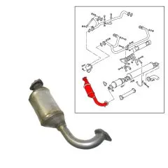 VW Bus T3 Abgasrohr mit Vorschalldämpfer WBX 1,9 2,1