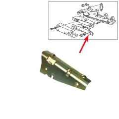 VW Bus T3 Abschirmblech unten am Abgaskrümmer 1,6 TD JX