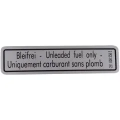 VW Bus T3 Aufkleber "Bleifrei"