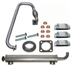 VW Bus T3 Auspuff-Endtopf 1,7 D KY Hosenrohr kompl.