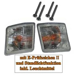 VW Bus T3 Blinker vorn weiß mit Standlichtfunktion