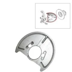 VW Bus T3 Bremsstaubblech Spritzblech rechts ab '86