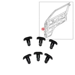 VW Bus T3 Clip für Türdichtungsgummi - 6 Stück