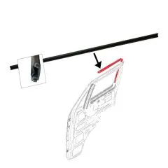 VW Bus T3 Dichtung Türfensterführung vorn oben links oder rechts