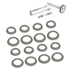 VW Bus T3 Dichtungen für Stösselschutzrohre - 16 Stück