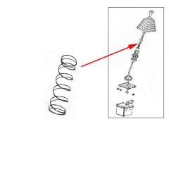 VW Bus T3 Druckfeder unten für Schalthebel