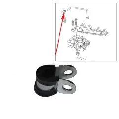 VW Bus T3 Halteschelle 8x15 für Ölvorlaufleitung vom Turbolader