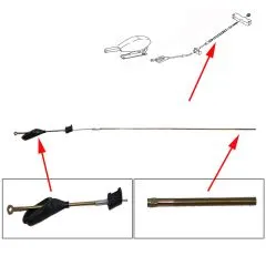 VW Bus T3 Handbremsseilzug vorne OE