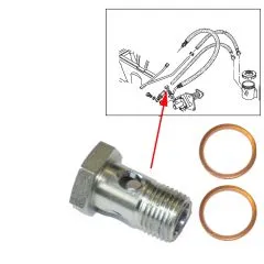VW Bus T3 Hohlschraube für Servopumpe N0210723