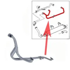 VW Bus T3 Krümmerrohrgeweih hinten WBX 1,9 2,1