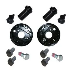 VW Bus T3 Montage-Kit für Bremstrommel hinten inkl. Trägerbleche