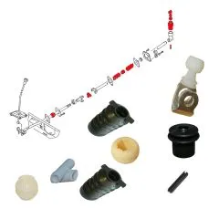 VW Bus T3 Reparatursatz für Schaltstange komplett