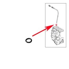 VW Bus T3 Rohrdichtung / Runddichtring für Ölpeilstab