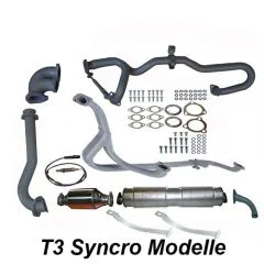 VW Bus T3 Syncro Auspuff-Set mit Kat komplett WBX 1,9 2,1