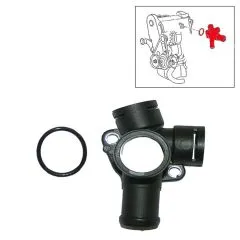 VW Bus T3 T4 Kühlmittelflansch mit Dichtung Diesel