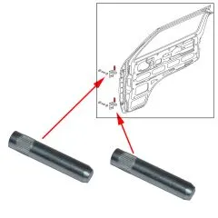VW Bus T3 T4 Stift für Türscharnier - 2 Stück