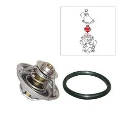 VW Bus T3 T4 Thermostat 87°C alle WBX & 2,4 2,5 i D TDi