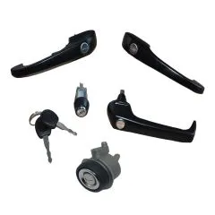 VW Bus T3 Türgriffe, Zündschloss, Schiebetürgriff, Heckklappe ab '84