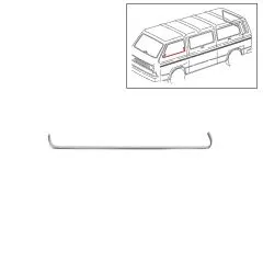 VW Bus T3 Zierrahmenhälfte für Türscheibe vorne links