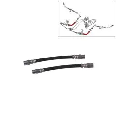 VW Bus T4 Bremsschlauch Hinterachse 160 mm - 2 Stück