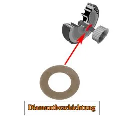 VW Bus T4 Diamantscheibe für Schwingungsdämpfer 2,4 D 2,5 i TDi