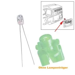 VW Bus T4 Glühlampe für Lampenträger Klimabedienung ab '96