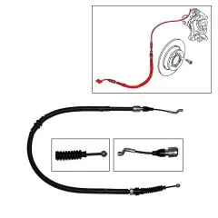 VW Bus T4 Handbremsseilzug für Scheibenbremse li. oder re.