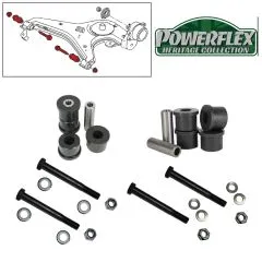 VW Bus T4 Hinterachsbuchsen innen & außen inkl. Schrauben Powerflex