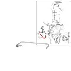VW Bus T4 Kältemittelrohr zw. Expansionsventil & Magnetventil