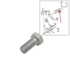 VW Bus T4 Sechskantschraube für Drehfederstab oben hochfest