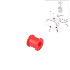 VW Bus T4 Stabilisatorbuchse hinten 25 mm Polyurethan