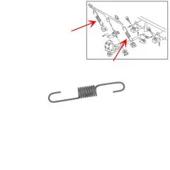 VW Bus T4 Zugfeder "schwarz" für Bremsdruckminderer
