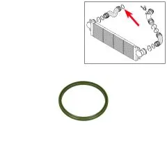 VW Bus T5 Dichtring für Ladeluftschlauch am Ladeluftkühler 53,95 mm